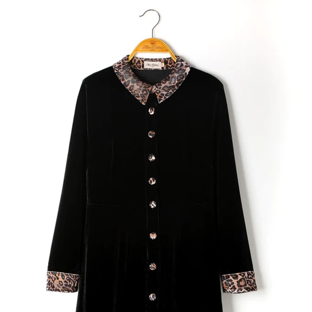 Miss Patina Carnaby Velvet Dress